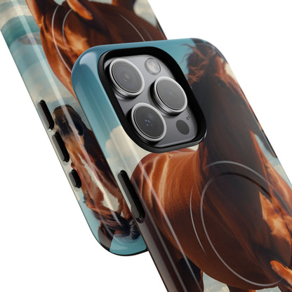 Blazing Horse iPhone 15 Pro Max Case - Tough+