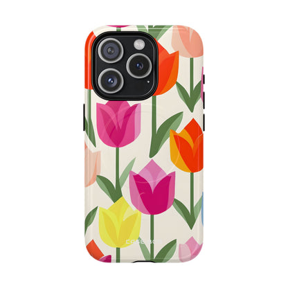 Tulip Harmony Green iPhone 15 Pro - Tough+