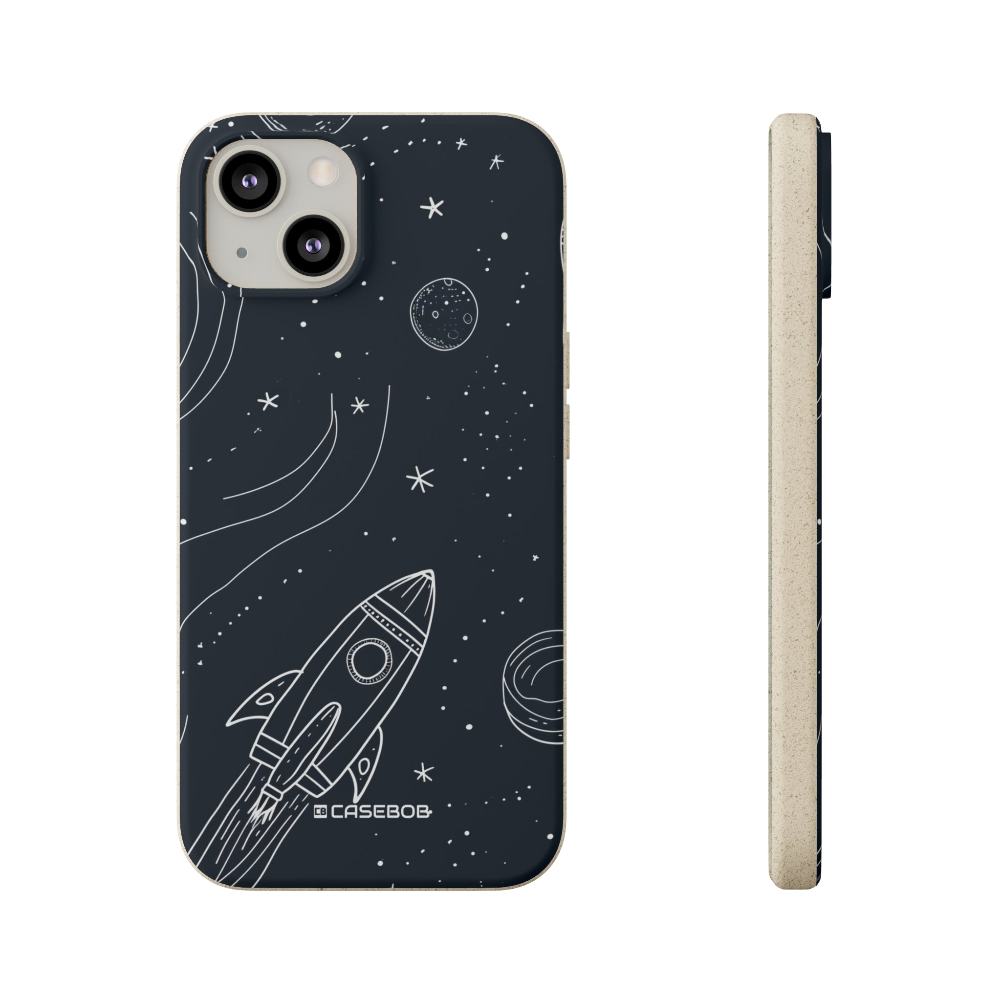 Cosmic Doodle Adventure | Biodegradable Phone Case