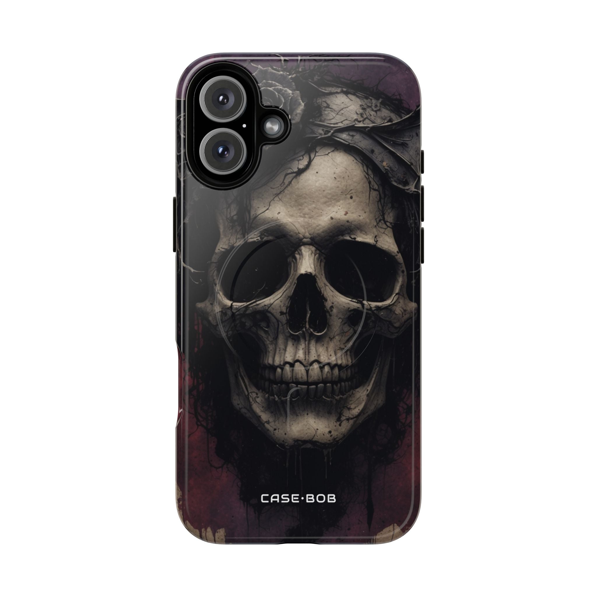 Gothic Skull Crown iPhone 16 Plus Case - Tough+