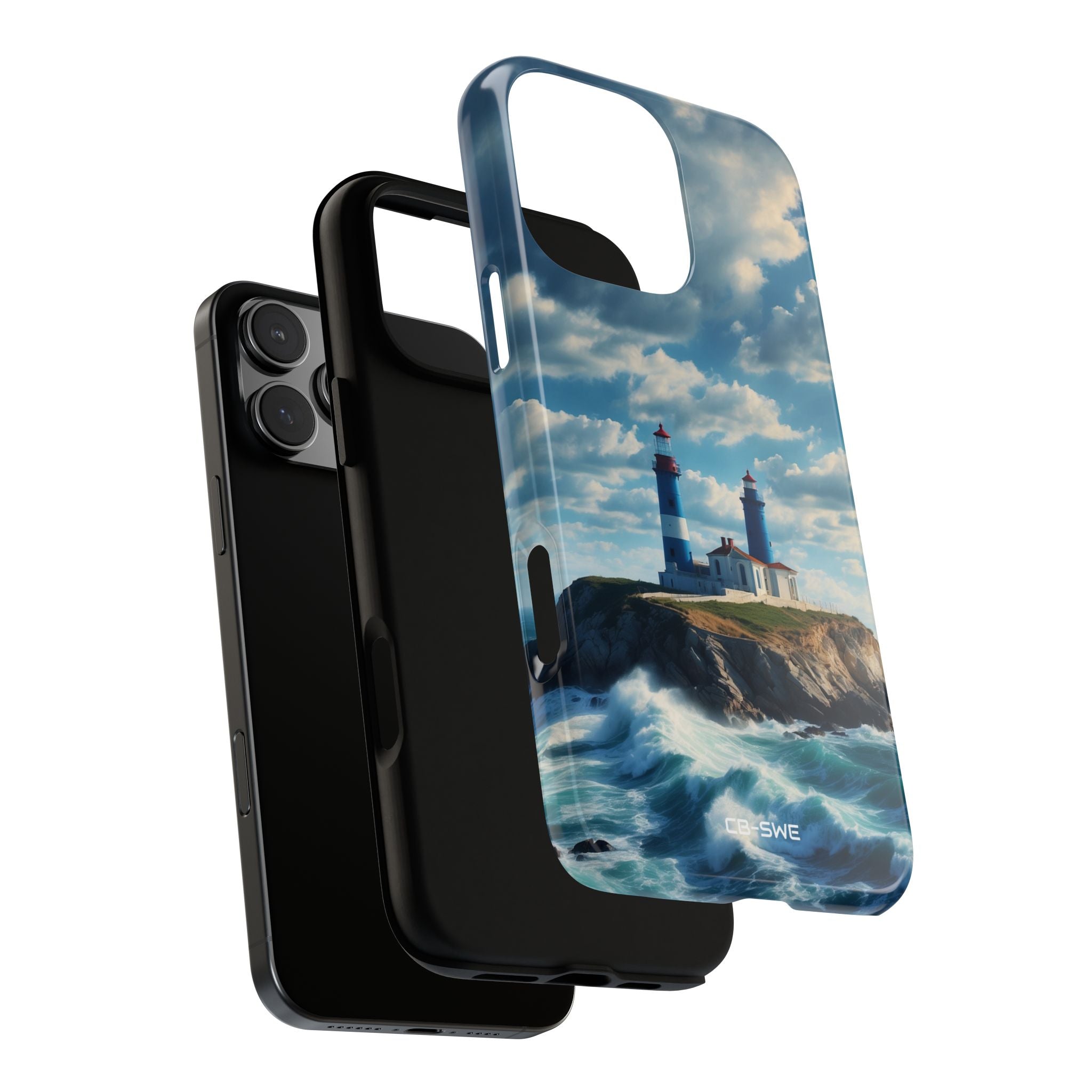 Lighthouse Guards Waves - iPhone Case