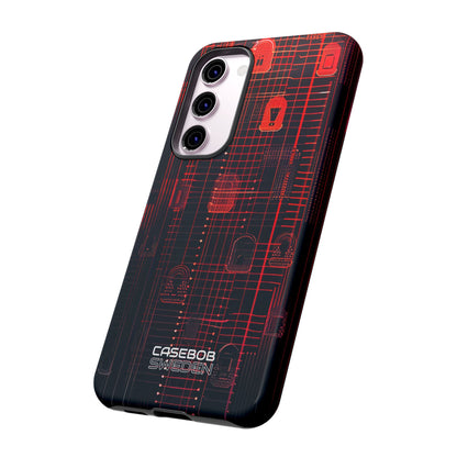 Cyber Locks Grid Samsung S23 - Tough
