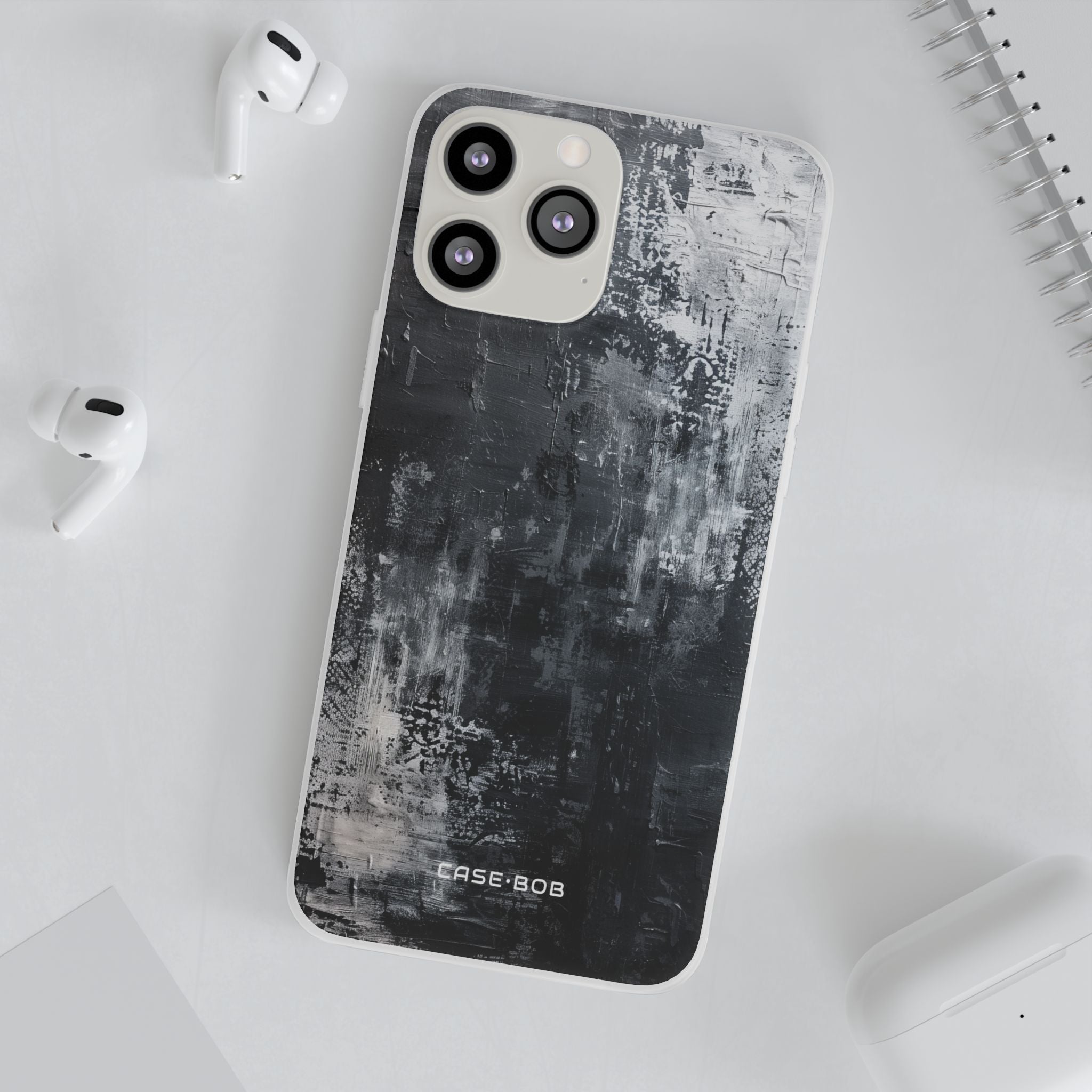 Textured Blackscape iPhone 13 Pro Max - Soft