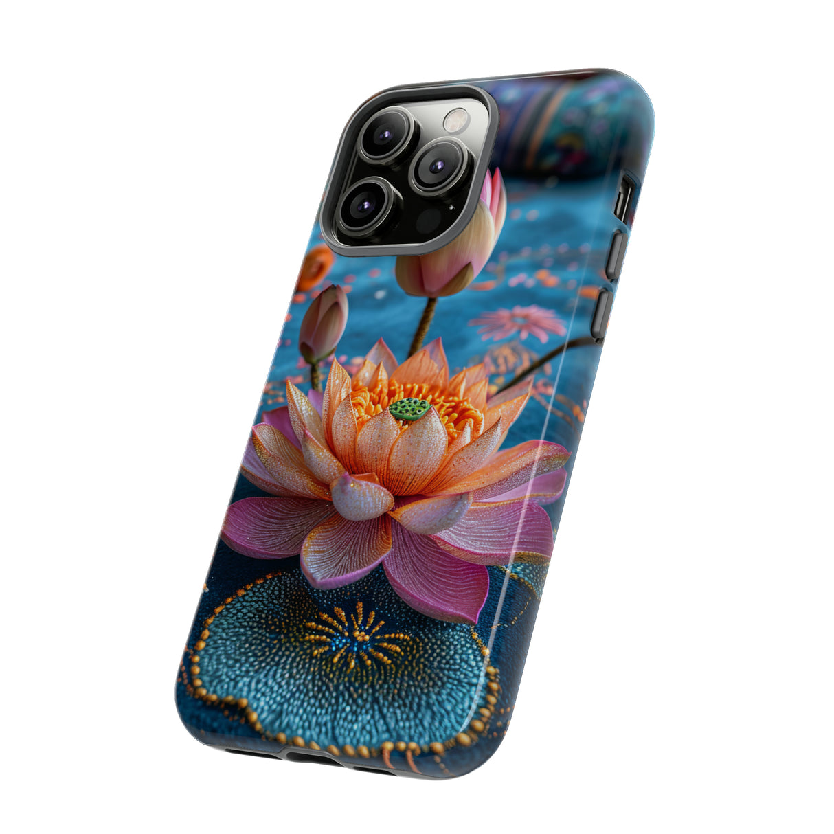 Water Rose Mandala Bliss - Protective Phone Case