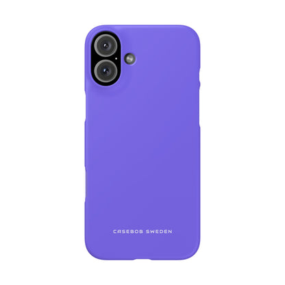 Medium Slate Blue iPhone 16 - Slim Phone Case