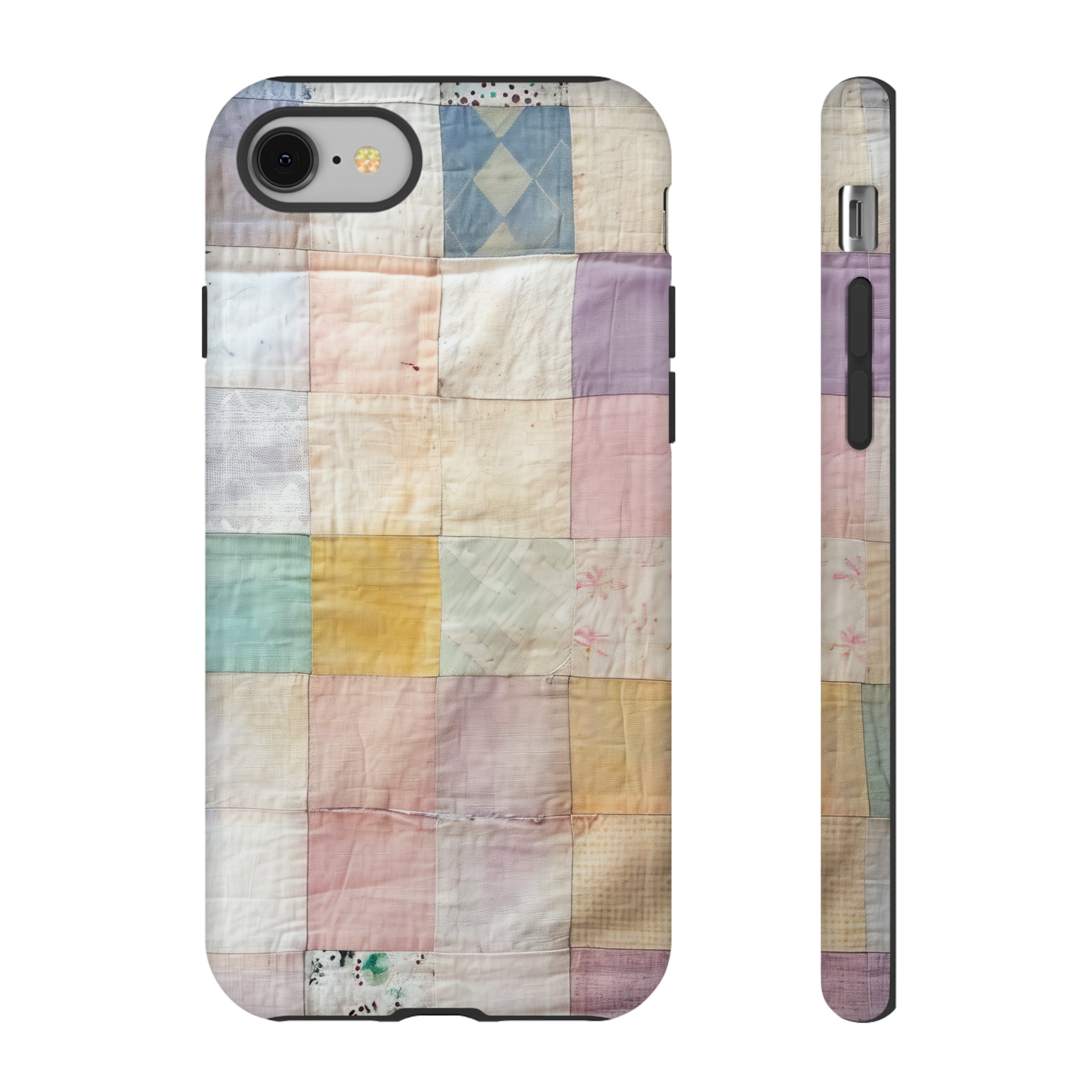 Pastel Quilt Patchwork - Protective Phone Case