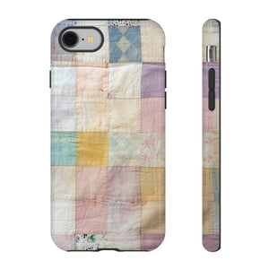 Pastel Quilt Patchwork - Protective Phone Case