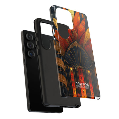 Foglie ad Arco Dorato Samsung S25 - Tough