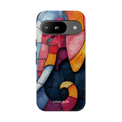 Elephant Mosaic Google Pixel 9 Case - Tough