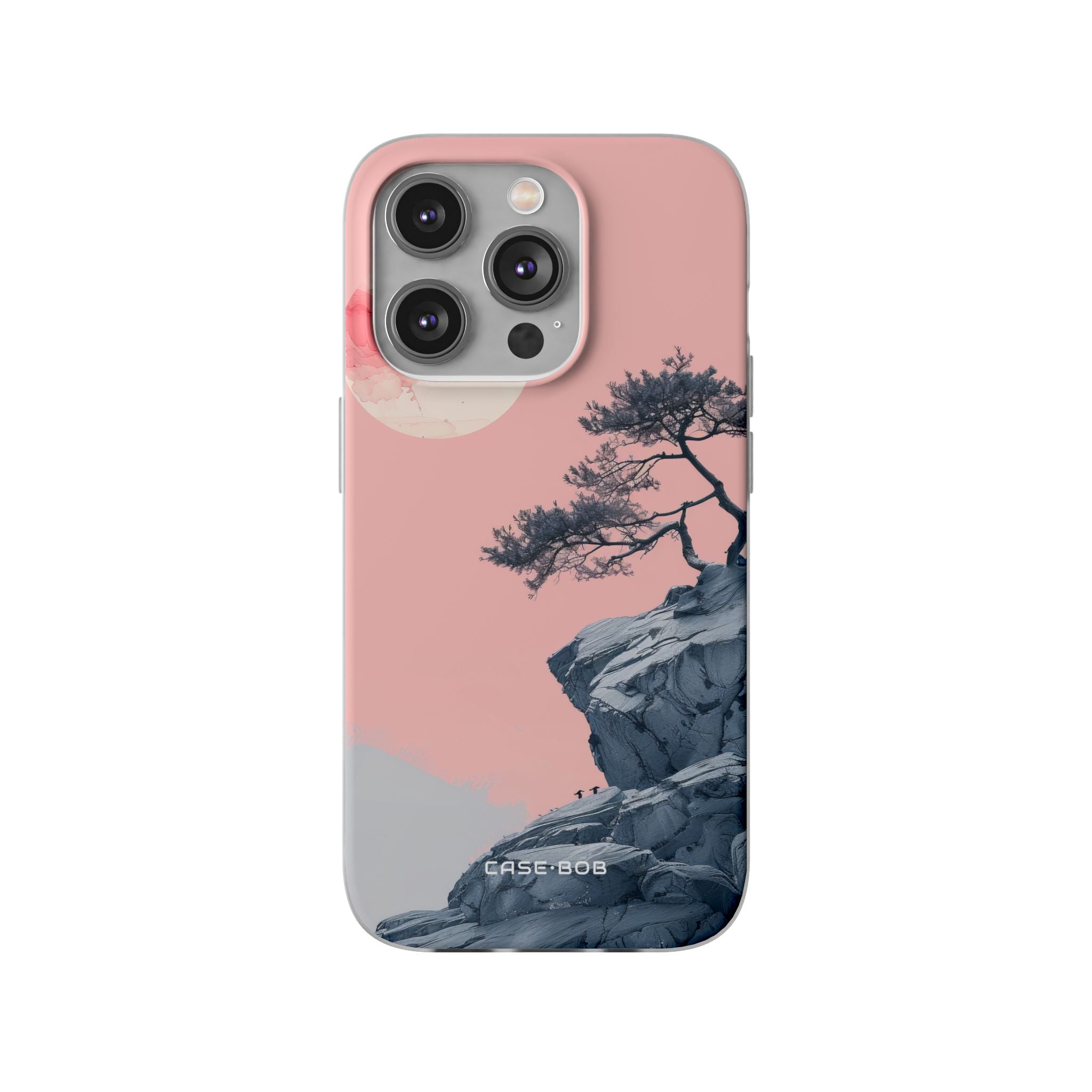 Crimson Moon Tree iPhone 14 Pro Case - Soft