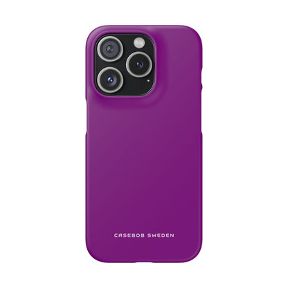 Purple iPhone 15 - Slim Phone Case