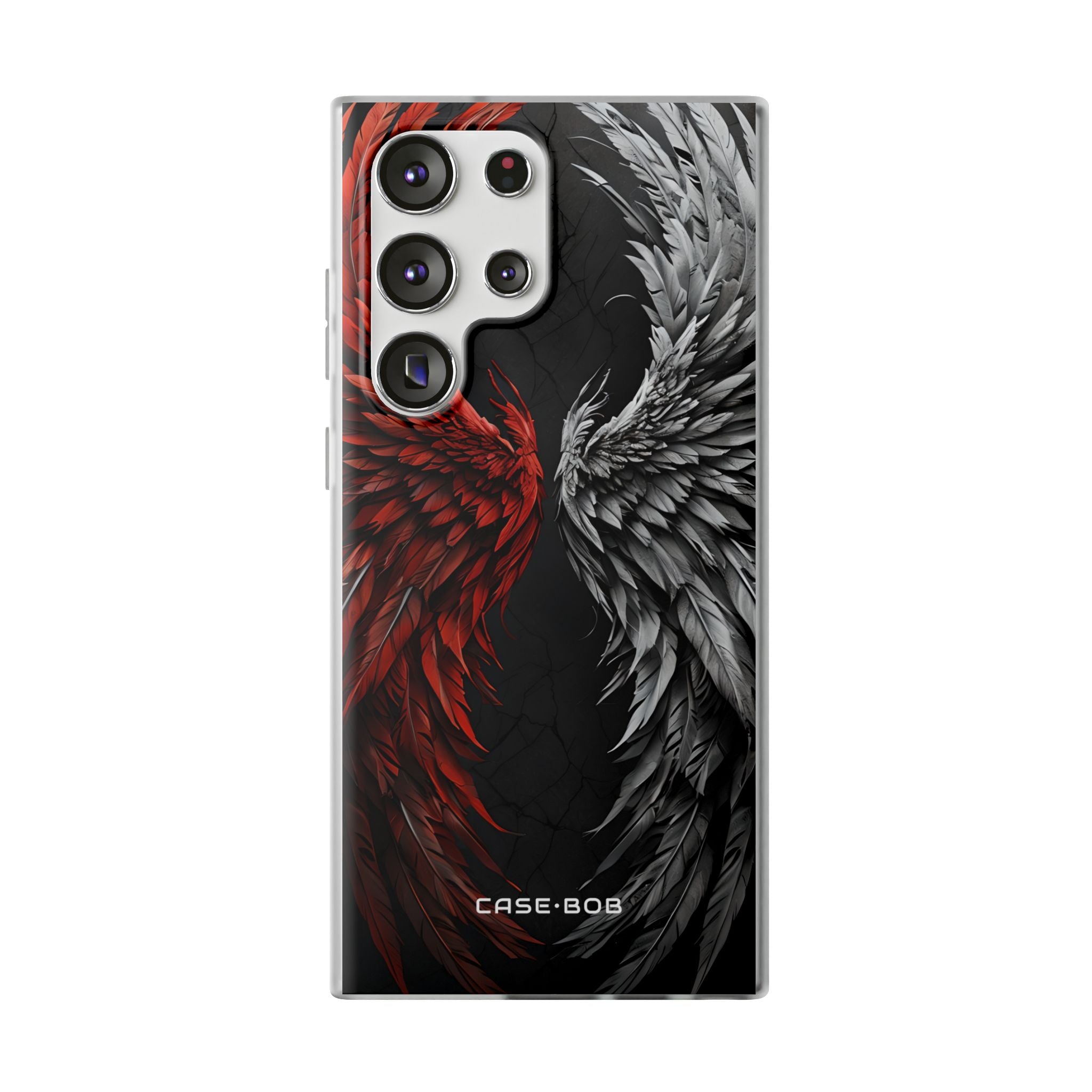 Crimson White Wings Samsung S23 Ultra Case - Soft