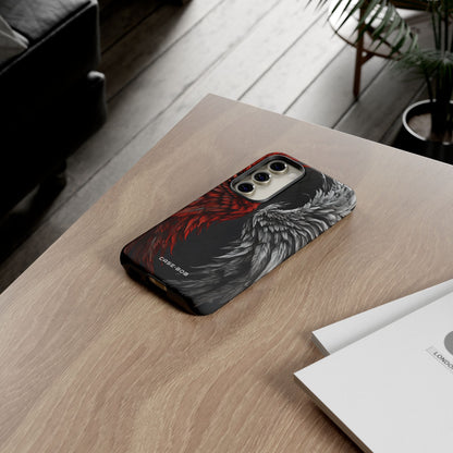 Crimson White Wings Samsung S23 Case - Tough