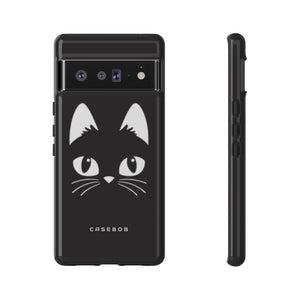 Cartoon Cat Icon - Protective Phone Case