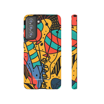 Playful Lines in Motion  Samsung S21 - Tough Phone Case