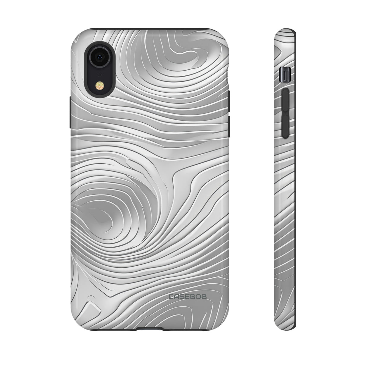 Sleek Grey Minimalism - Protective Phone Case