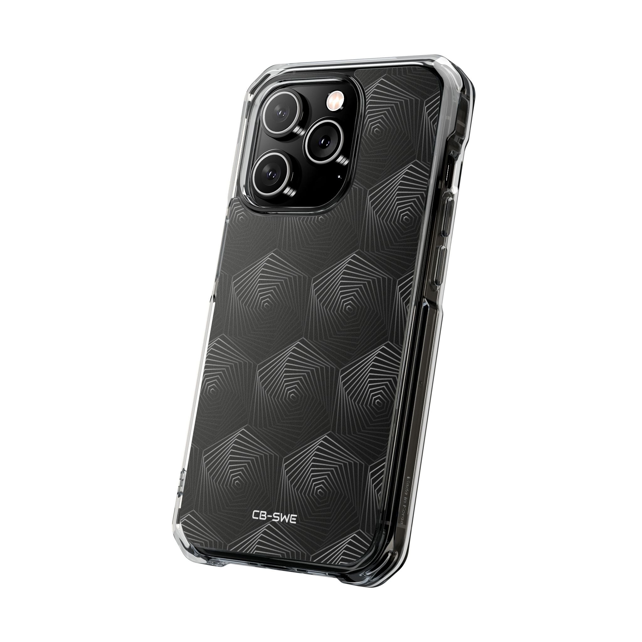 Geometric Spiral Illusion iPhone Case - Impact