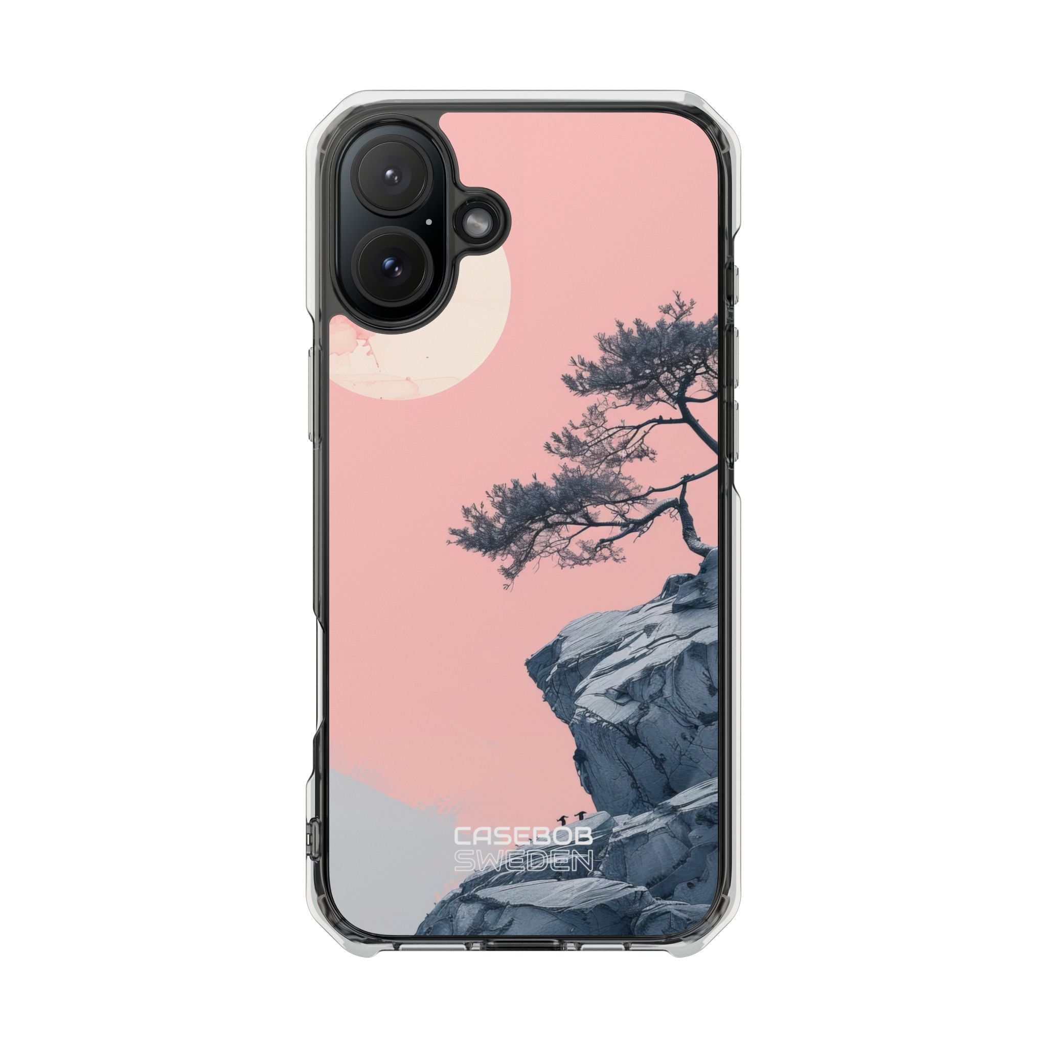 Pink Cliff Solitude iPhone 16 - Impact Clear+