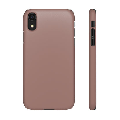 Burnished Brown iPhone Case (Slim) iPhone XR Matte Phone Case