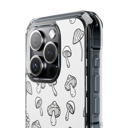 Mushroom Line Play iPhone Case - Impact