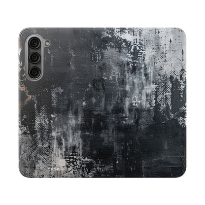 Midnight Brushstroke - Samsung S23+ Case - Lompakkokotelo