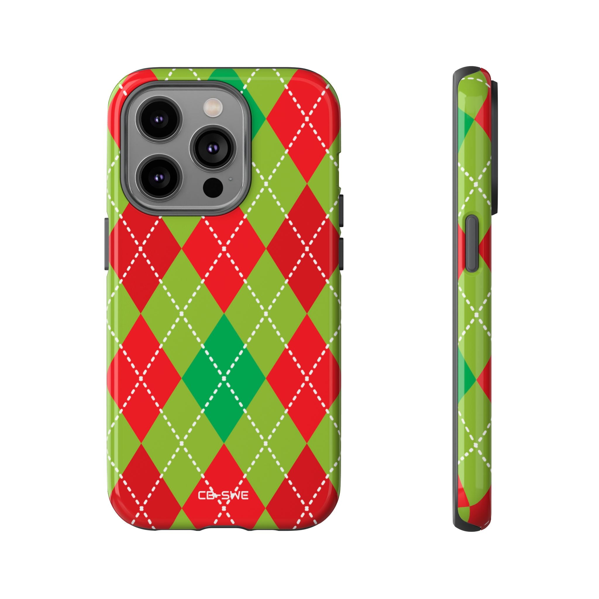 Diamond Shapes Dance - iPhone Case