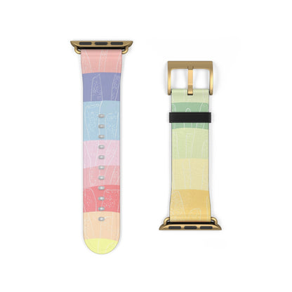 Pastel Rainbow Glow - Watch Band