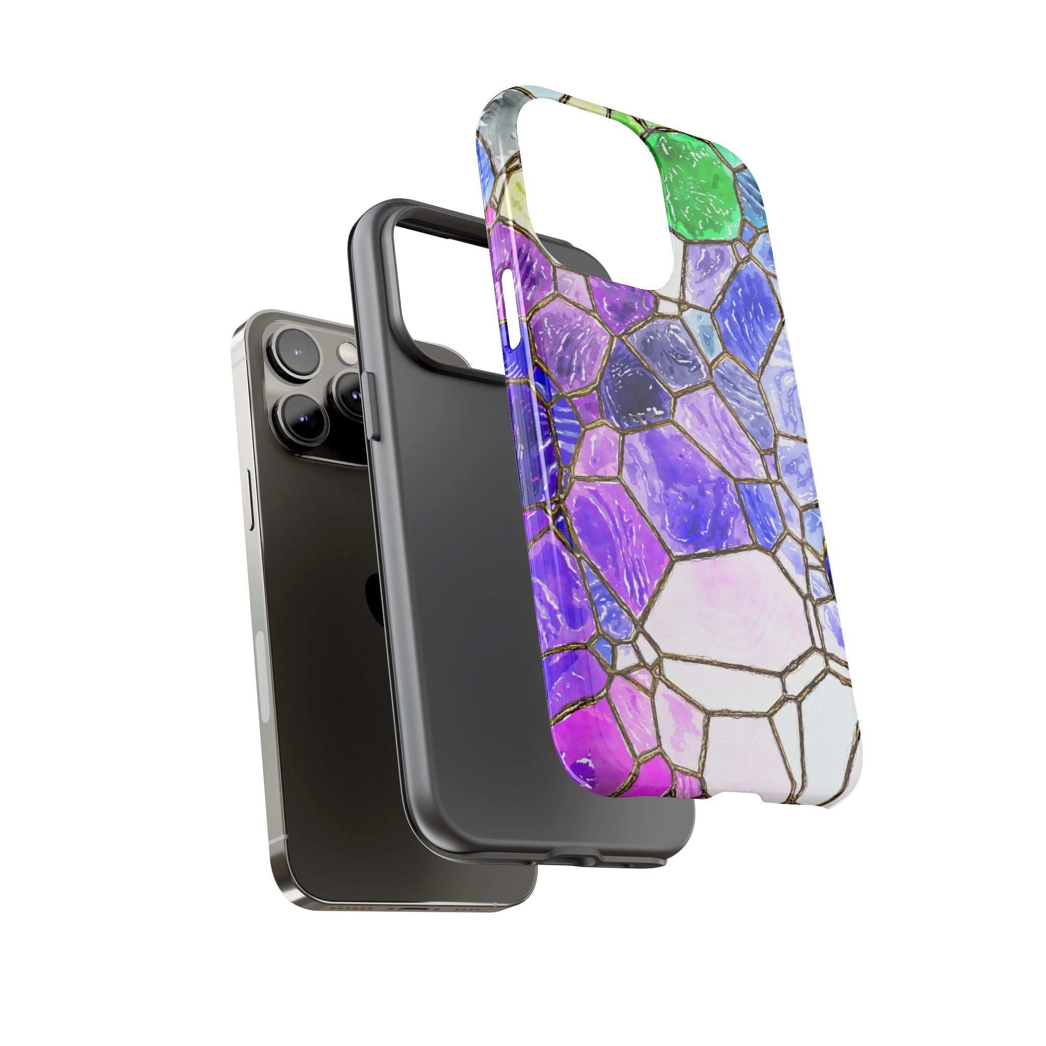 Colorful Glass Mosaic - iPhone Case
