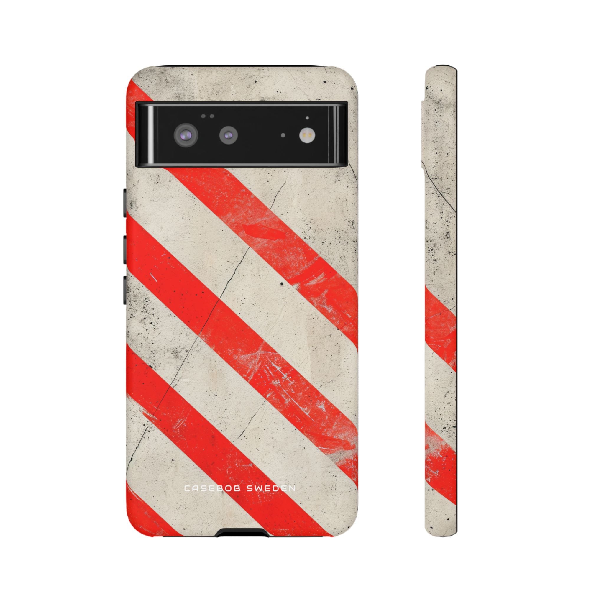 Striker Crimson Stripes Google Pixel 6 - Tough Phone Case