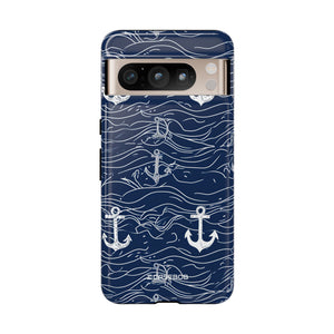 Nautical Whimsy: Anchors and Waves - for Google Pixel 8