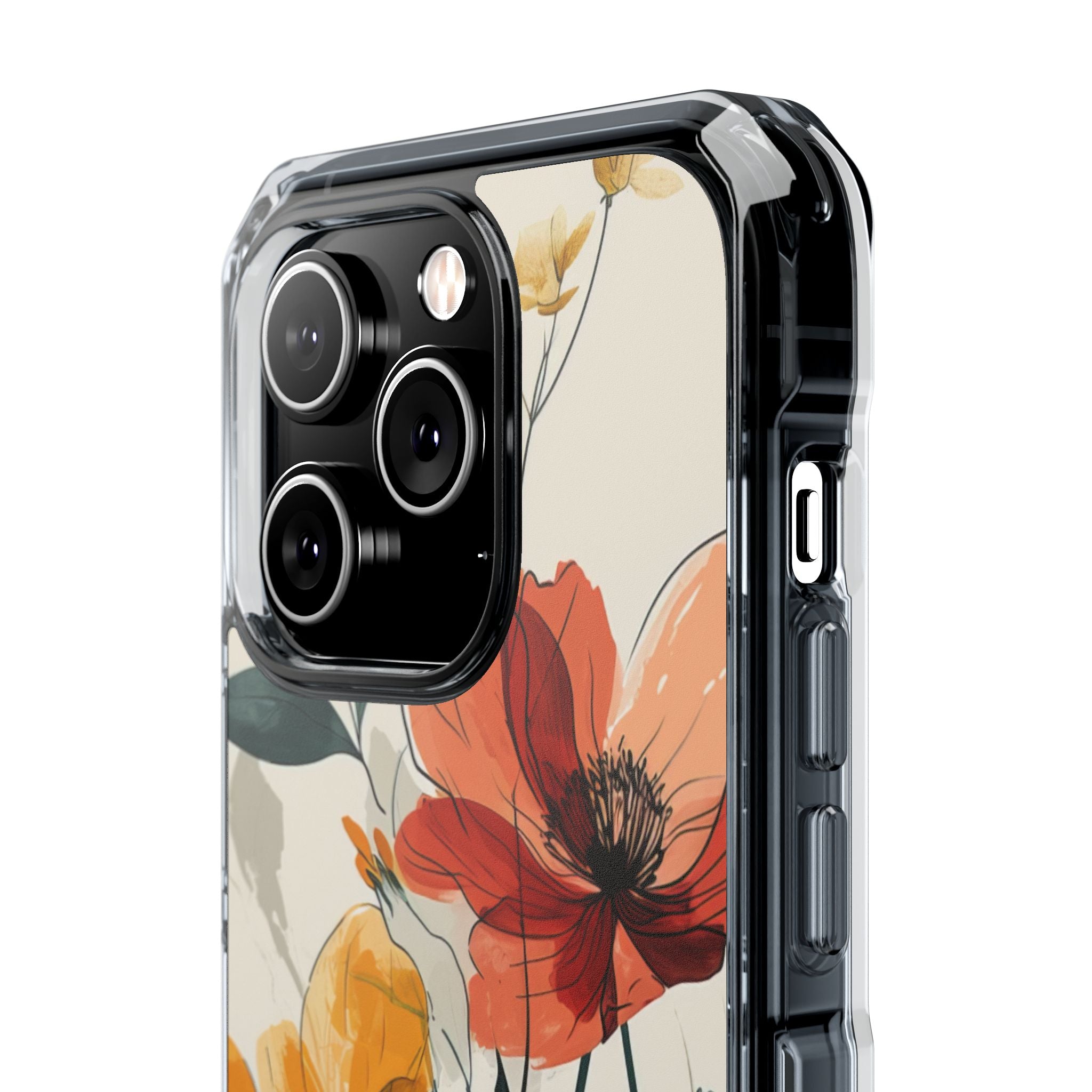 Serene Floral Harmony - Phone Case for iPhone