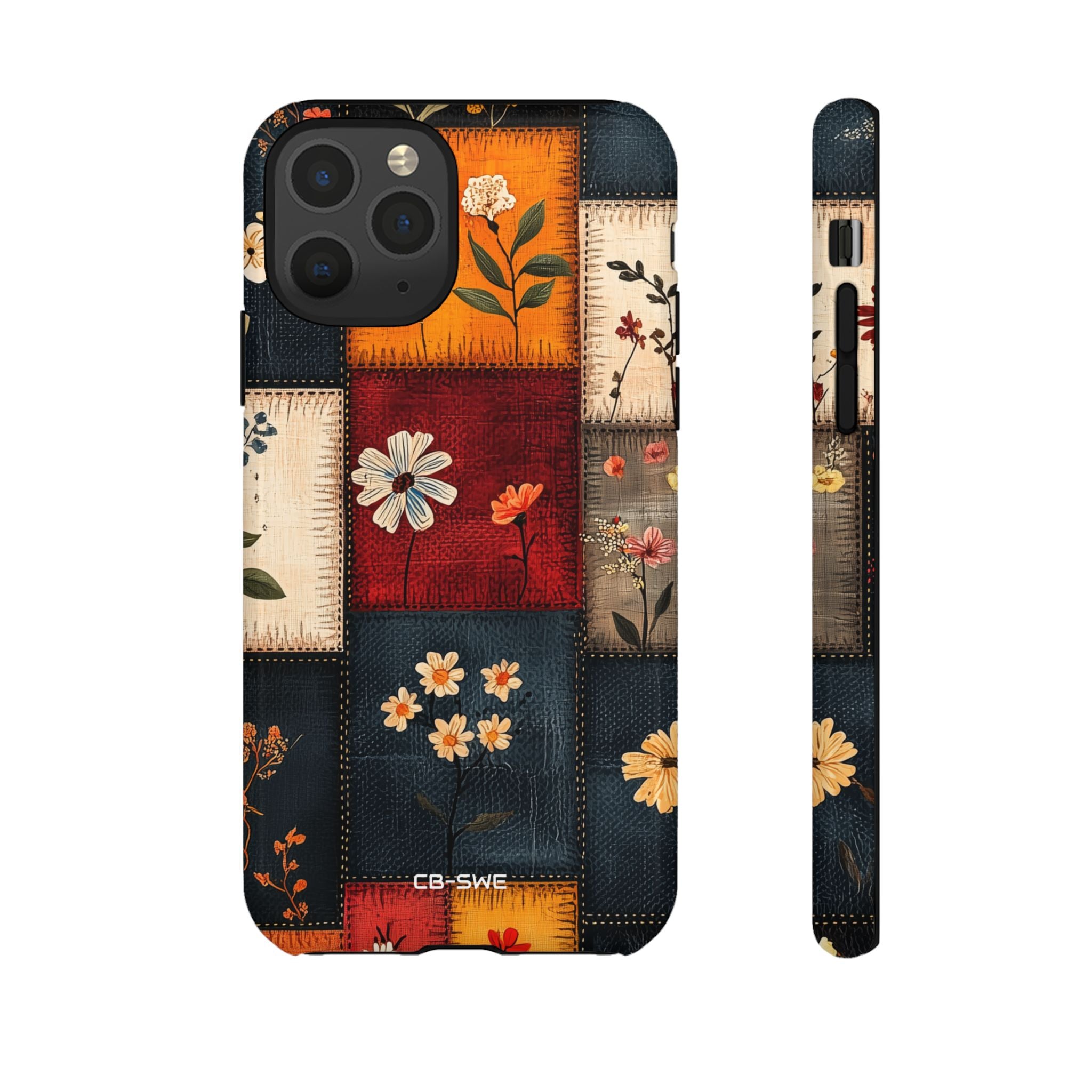 Floral Patches Bloom - iPhone Case