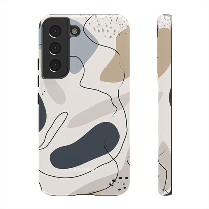 Grey Lines Simplicity - Protective Phone Case