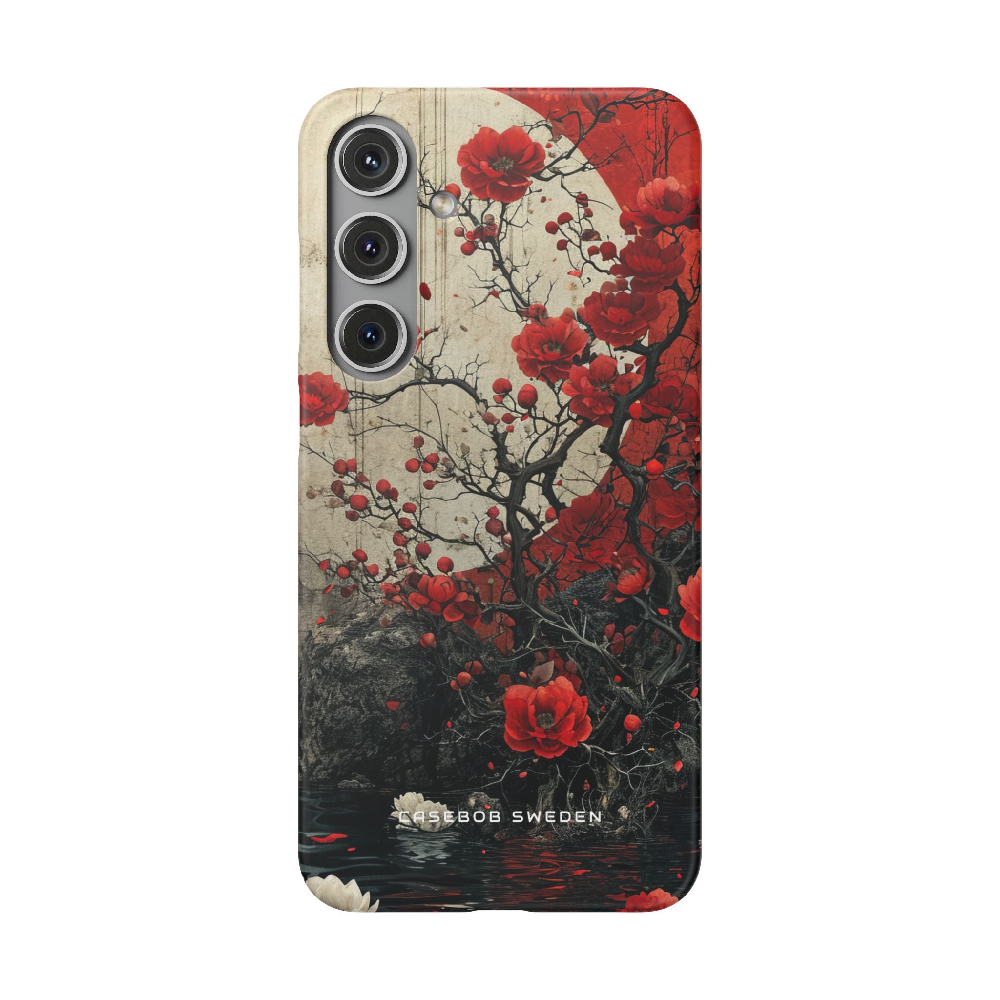 Zen Blossoms in Moonlight Samsung S24 - Slim Phone Case