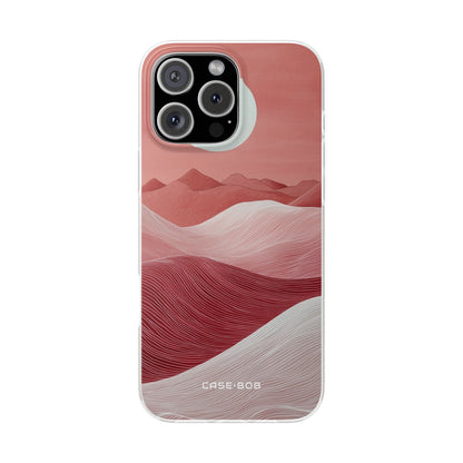 White Orb Dunes iPhone 16 Pro Max Case - Soft