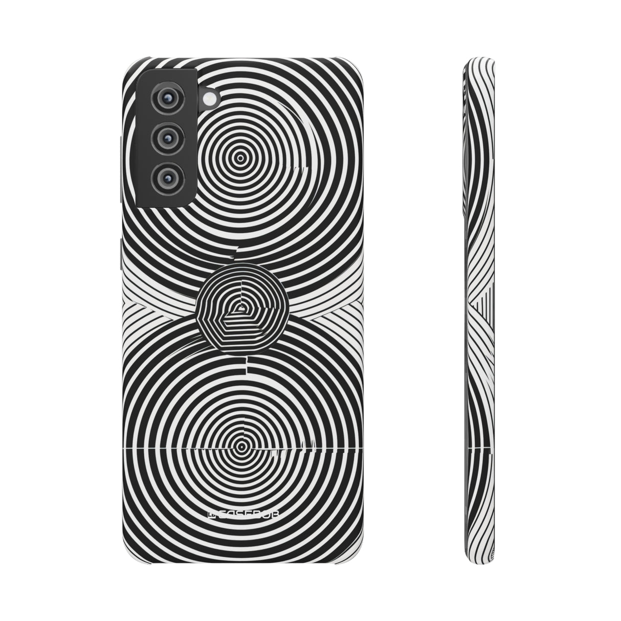 Hypnotische Geometrie | Schlanke Handyhülle für Samsung