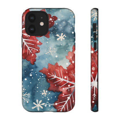 Winter Leaves Dance - iPhone Case