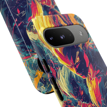 Yellow Fury Google Pixel 9 Case - Tough