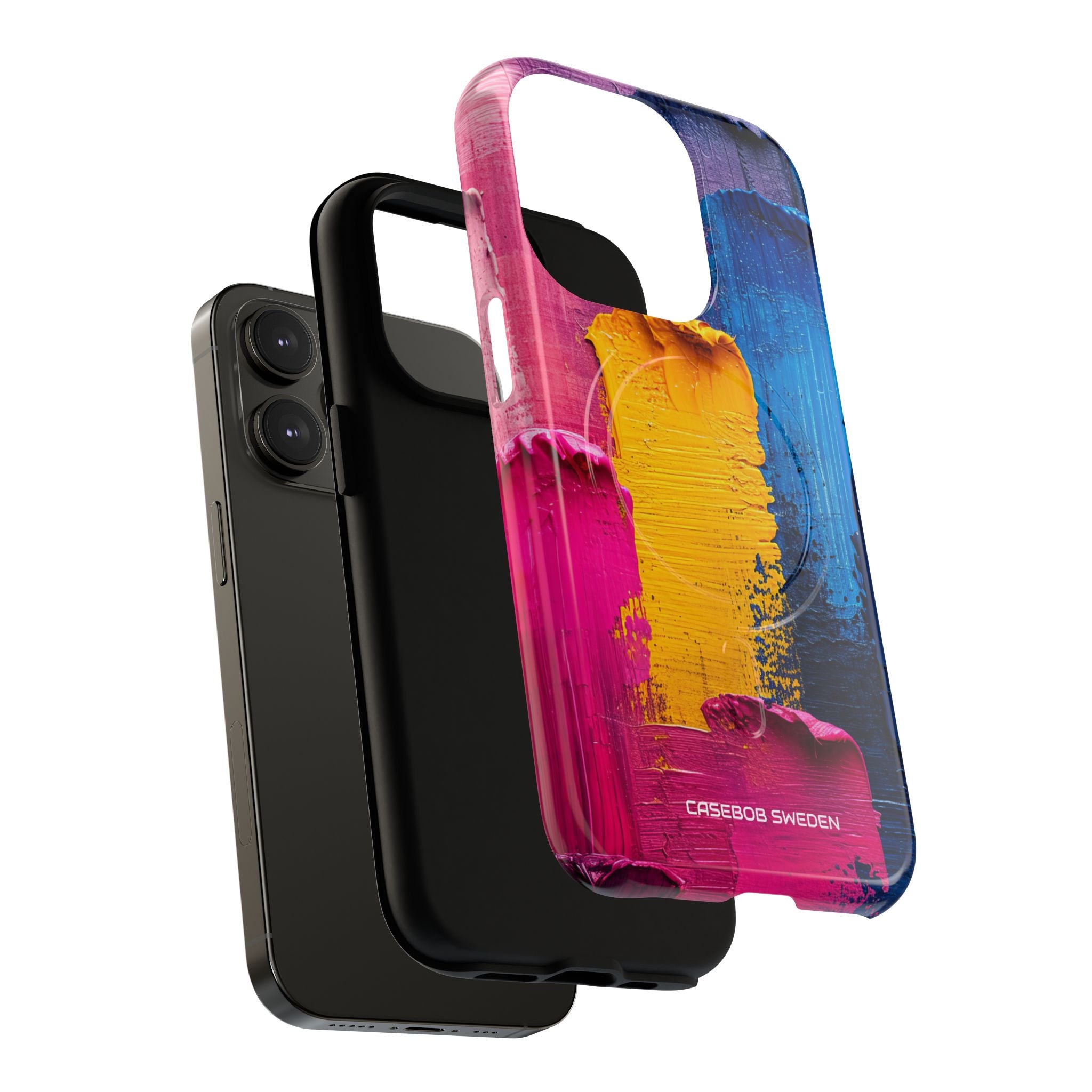 Bold Abstract Texture - Tough + MagSafe® iPhone 14 Phone Case