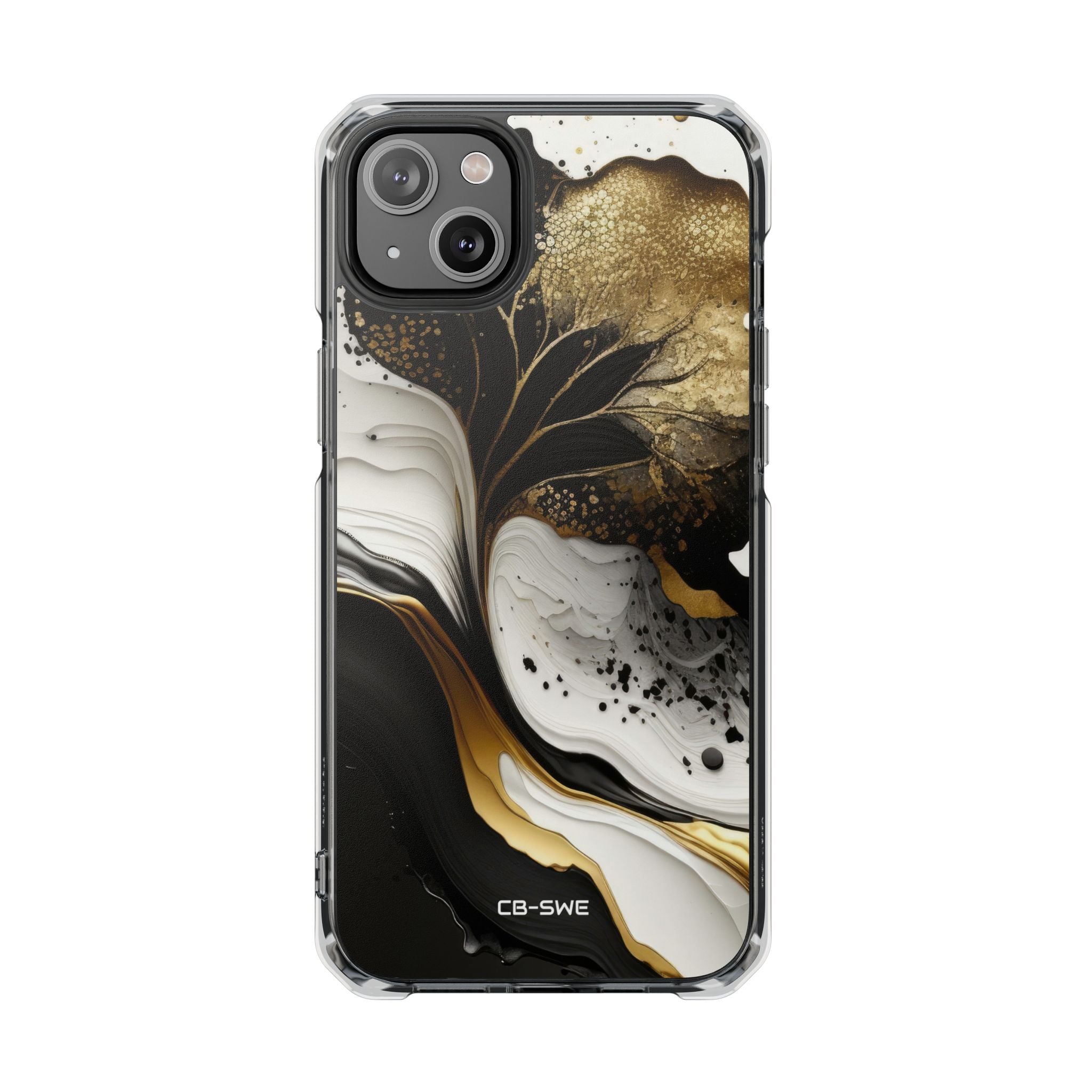 Gold Swirl Elegance iPhone Case - Impact
