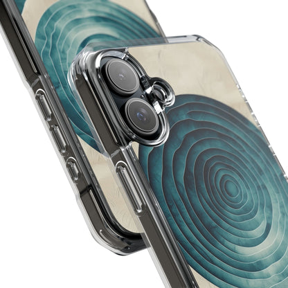Waves Embrace Circles iPhone Case - Impact
