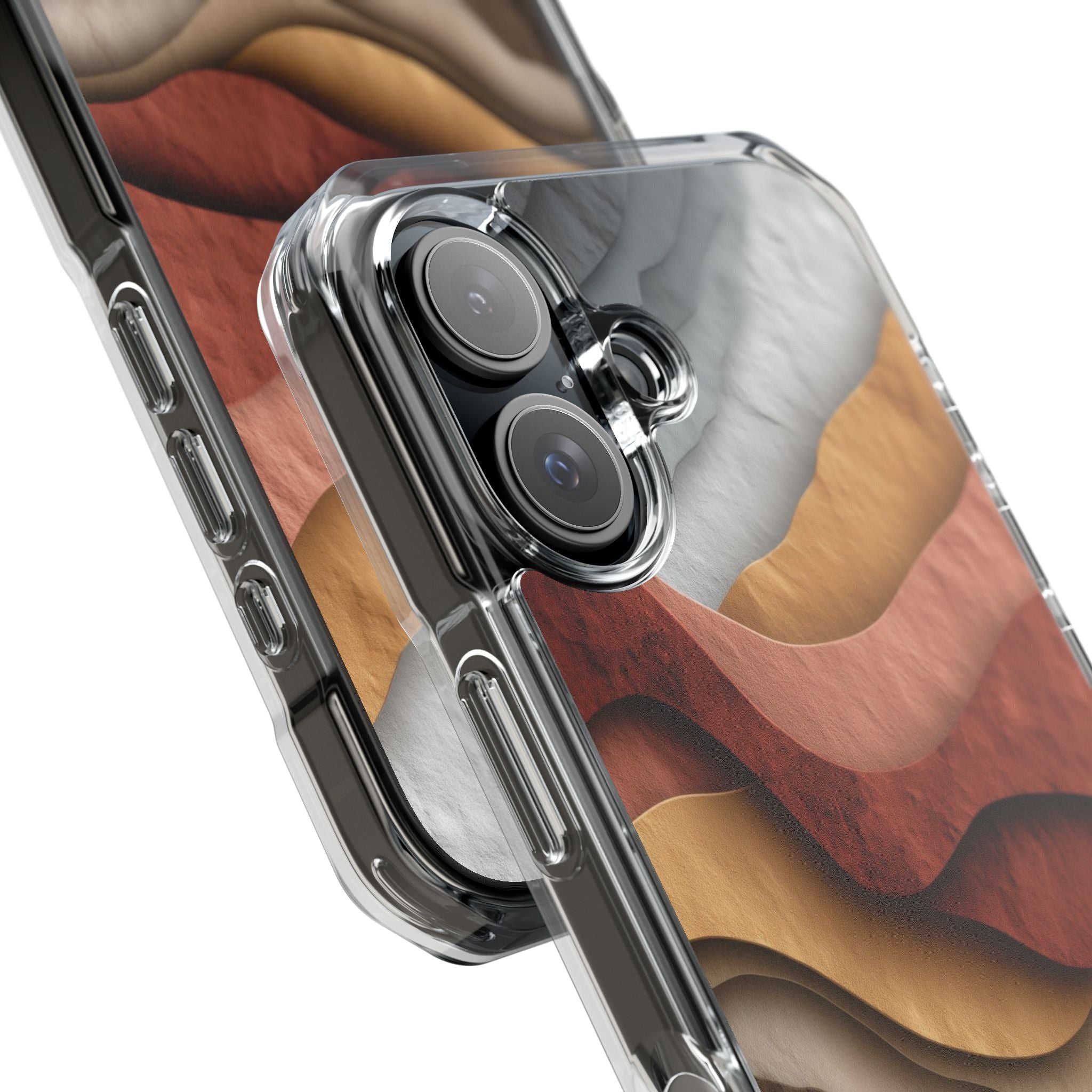 Layered Earth Whisper iPhone Case - Impact