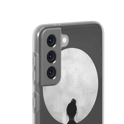 Zen Serenity Moon Reflection Samsung S21 - Flexi Phone Case