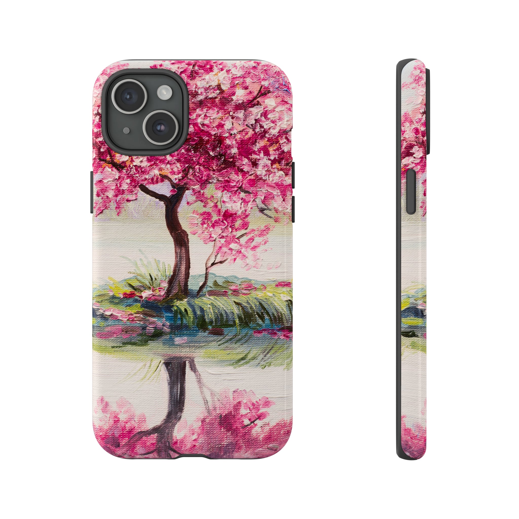 Oil painting - Oriental Cherry Tree - Protective Phone Case