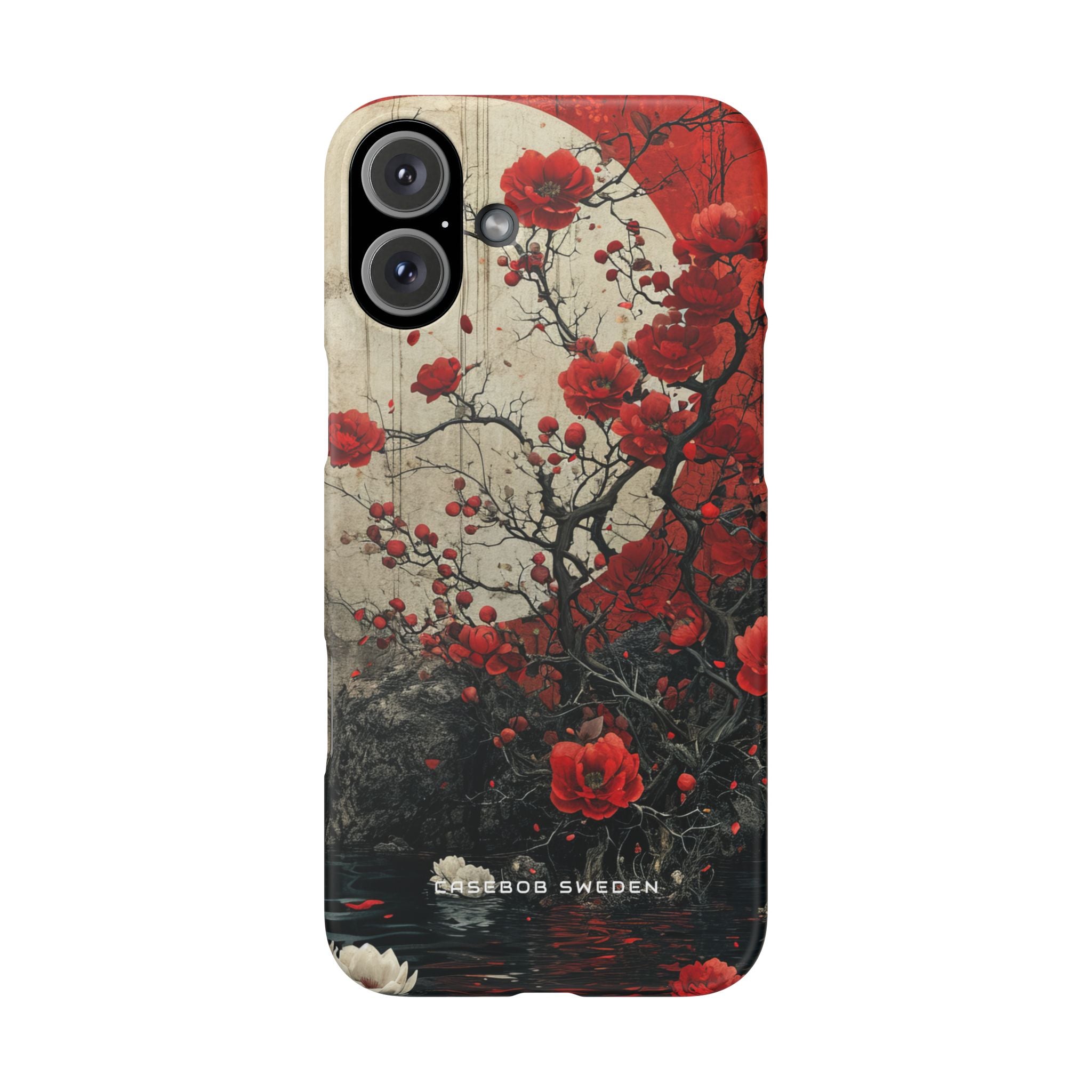 Zen Blossoms in Moonlight iPhone 16 - Slim Phone Case