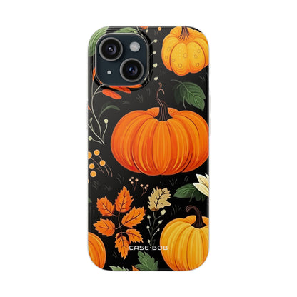 Pumpkin Glow iPhone 15 Case - Soft