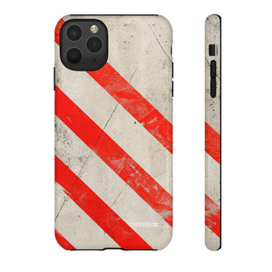 Crimson Line Minimalism - Protective Phone Case