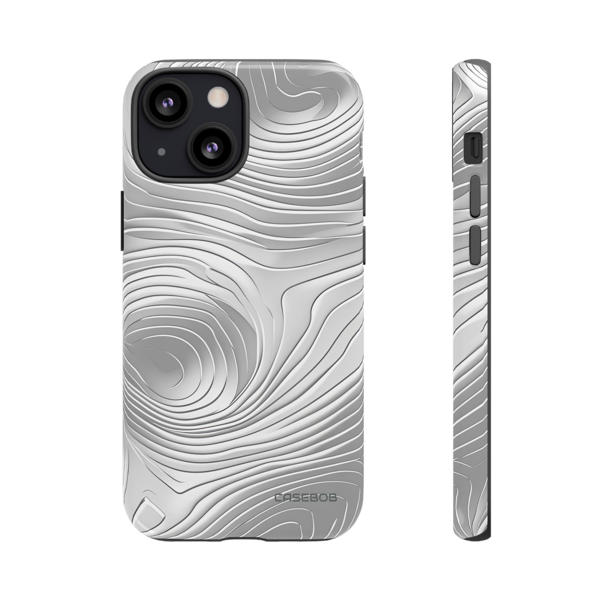 Sleek Grey Minimalism - Protective Phone Case