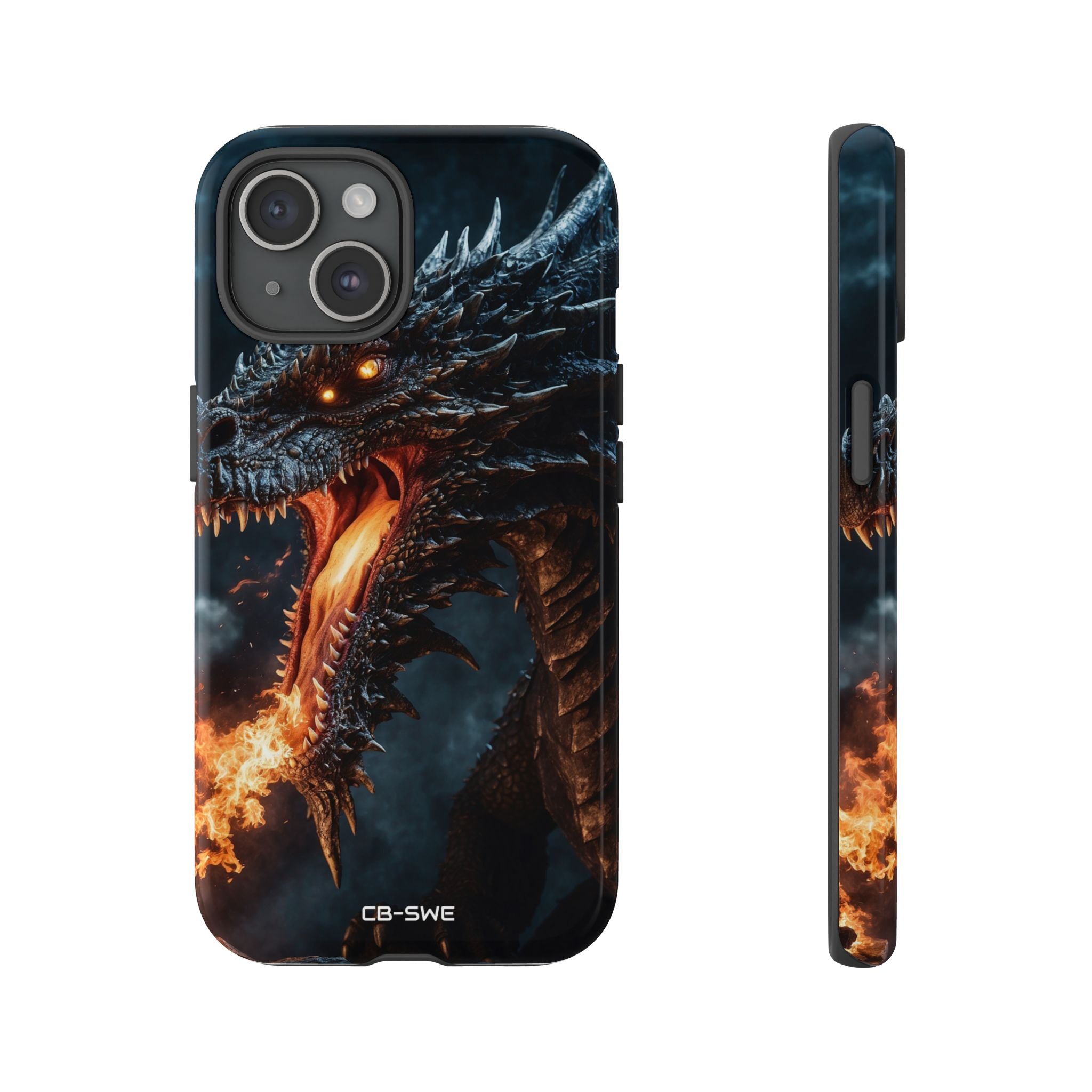 Fiery Breath Erupts - iPhone Case