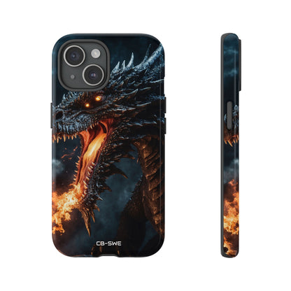 Fiery Breath Erupts - iPhone Case